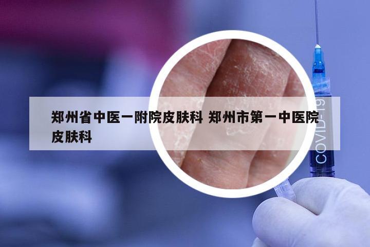 郑州省中医一附院皮肤科 郑州市第一中医院皮肤科