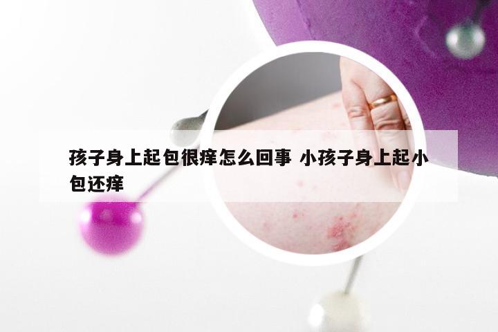 孩子身上起包很痒怎么回事 小孩子身上起小包还痒